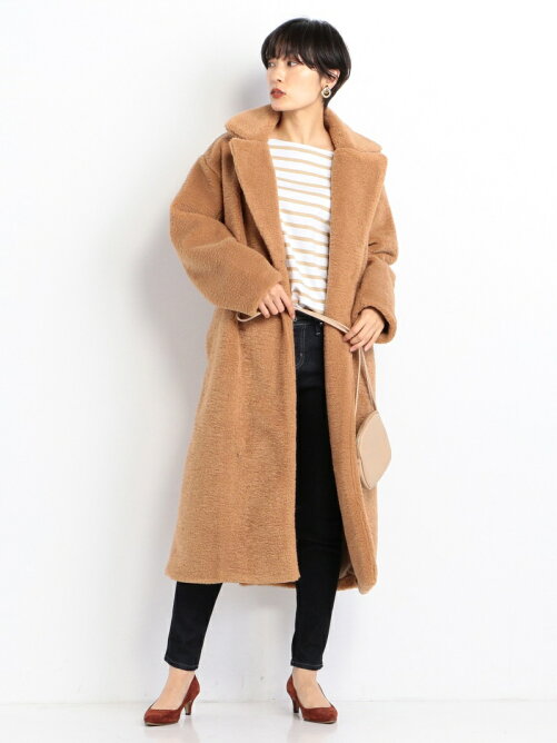 Doux Archives フェイクファーロングコート Rakuten Fashion 楽天ファッション 旧楽天ブランドアベニュー Ab9142