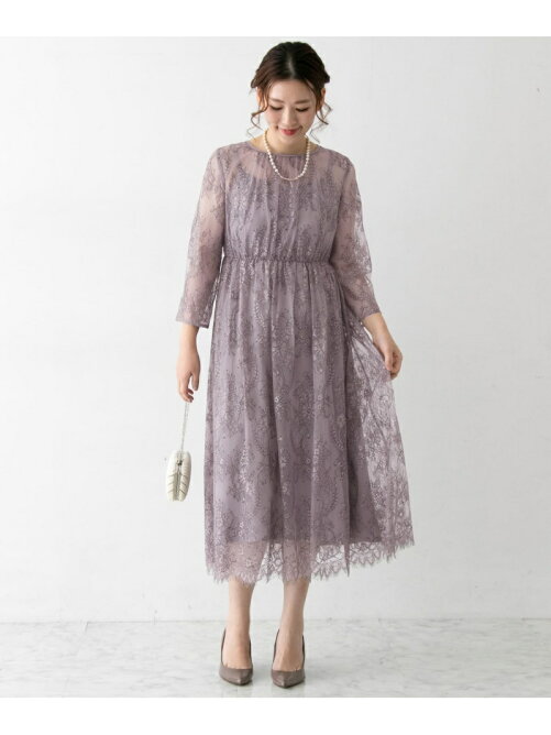 Urban Research Rosso 配色レースミディドレス Rakuten Fashion 楽天ファッション 旧楽天ブランドアベニュー Ac6142