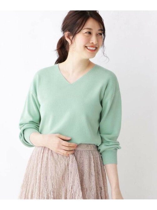 Pink Adobe Web限定 Llサイズあり Uvカット 毛玉ができにくい 洗える 良質コットン Vネックニット Rakuten Fashion 楽天ファッション 旧楽天ブランドアベニュー Am9142
