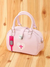 (L)HWチャーム付ドクターズミニボストンバッグ