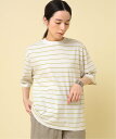 【SALE／16%OFF】RNA-N M2451 ボーダーT アールエヌエーエヌ トップス カットソー・Tシャツ グリーン イエロー ブラック グレー【送料無料】