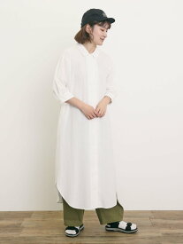 【SALE／53%OFF】Samansa Mos2 【S/Mサイズ】◎柄アソートシャツワンピース サマンサモスモス ワンピース・ドレス ワンピース ブルー ブラック ホワイト グリーン