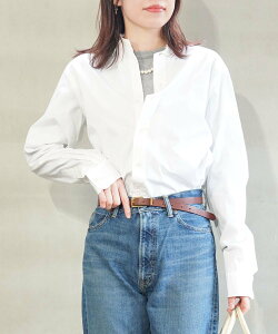 THE SHINZONE �U �V���]�[�� �V���[�g�y�b�N�V���c SHORT PECK SHIRT �u���[�R���u���[ �g�b�v�X �V���c�E�u���E�X�y���������z