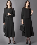 AddRouge 【洗える/選べる着丈】喪服 礼服 ブラックフォーマル レディース ワンピース アッドルージュ ス…