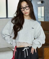 GAP 別注 裾 レース 付 裏起毛 スウェット 限定展開 フリークスストア トップス スウェット・トレーナー …