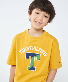 【SALE／40%OFF】TOMMY HILFIGER (K)TOMMY HILFIGER(トミーヒルフィガー) BOYS バーシティTシャツ トミーヒルフィガー トップス カットソー・Tシャツ イエロー ブルー