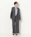 【セットアップ対応】2WAYストレッチフラノ ダブルブレストジャケット
