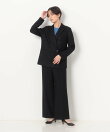 【セットアップ対応】2WAYストレッチフラノ ダブルブレストジャケット