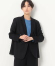 【セットアップ対応】2WAYストレッチフラノ ダブルブレストジャケット
