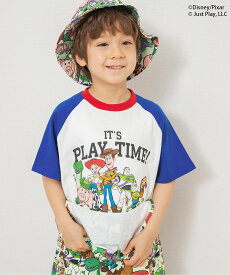 【SALE／50%OFF】BREEZE ディズニーキャラクター トイ・ストーリー/ラグランTシャツ エフオーオンラインストア トップス カットソー・Tシャツ イエロー レッド パープル ブルー ピンク