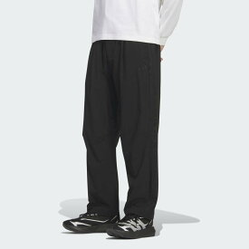 【SALE／20%OFF】adidas 【公式】アディダス adidas 返品可 軽パン ストレッチコミュータールーズテーパードパンツ アディダス パンツ その他のパンツ ブラック【送料無料】