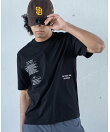 【VIRTUOUS】冷感天竺多面PTロゴTシャツ 接触冷感 半袖Tシャツ メンズ