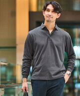 UNITED ARROWS green label relaxing 【WEB限定】JUST fit デイリー ドライ カッタウェイ 長袖 ポロシャ…