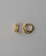 ete ビジュー ハグイヤリング エテ アクセサリー・腕時計 イヤリング・イヤーカフ ゴールド イエロー【送…
