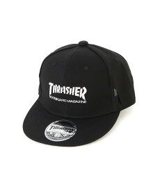 THRASHER THRASHER/(K)MAG LOGO YOUTH キャップ スラッシャー　バイ　リフルページ 帽子 キャップ ブラック