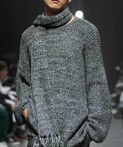 MSML NOISE KNIT �K�[�f�� �g�b�v�X �j�b�g�y���������z