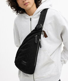 COACH 【公式】ラクラン スリング・シグネチャー ナイロン コーチ バッグ ボディバッグ・ウエストポーチ ブラック【送料無料】