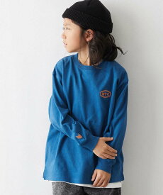 devirock 綿100% お洗濯してもよれにくい ビッグシルエット袖リブ ワンポイント刺繍 26SS デビロック トップス カットソー・Tシャツ ブラック ブルー グリーン グレー ネイビー