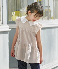 【SALE／30%OFF】組曲 KIDS 【110-140cm】ティアード チュニック クミキョク トップス シャツ・ブラウス ベージュ【送料無料】