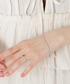 【SALE／20%OFF】NANO universe メタルビーズブレスレット ナノユニバース アクセサリー・腕時計 ブレスレット・バングル グレー ブラック