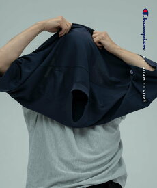 ADAM ET ROPE' HOMME 《別注》【Champion/チャンピオン】REVERSE WEAVE TEE アダムエロペ トップス カットソー・Tシャツ ホワイト ブラック ネイビー【送料無料】