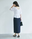 【スタイルUP】ダブルクロスナロースカート