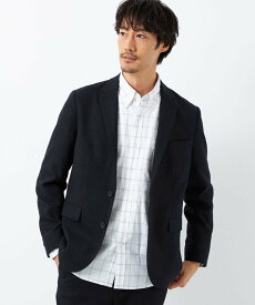 【SALE／60%OFF】UNITED ARROWS green label relaxing ホームスパン 2B ジャケット -ウォッシャブル・ストレッチ・帯電軽減裏地- ユナイテッドアローズ アウトレット ジャケット・アウター テーラードジャケット・ブレザー ネイビー グレー ブラウン【送料無料】