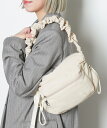 CONTROL FREAK CONTROL FREAK / CTFK 撥水ギャザークロスボディバッグ キャセリーニ バッグ ショルダーバッグ グレー シルバー ホワイト オレンジ レッド カーキグリーン ネイビー ブルー グリーン ピンク【送料無料】