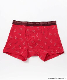 【SALE／48%OFF】COMME CA MEN (M)COMME CA MEN/コムサ×ムーミン ボクサーパンツ ボディライフ インナー・ルームウェア ボクサーパンツ・トランクス レッド ネイビー