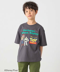 SHIPS any SHIPS any: TOYSTORY/トイ・ストーリー/ プリント ロゴ TEE ◇ シップス トップス カットソー・Tシャツ ホワイト ブラック【送料無料】