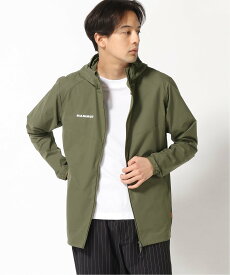 MAMMUT 【公式】MAMMUT/マムート グラナイト ソフトシェル フードデッド ジャケット アジアンフィット メンズ / GRANITE SO Hooded Jacket AF Men マムート ジャケット・アウター その他のジャケット・アウター ブラック カーキ ネイビー グレー【送料無料】