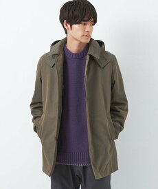 【SALE／50%OFF】UNITED ARROWS green label relaxing TAIONインナーダウンベスト付き ベントーネ(R)フード バルカラーコート -撥水・帯電軽減裏地- ユナイテッドアローズ アウトレット ジャケット・アウター その他のジャケット・アウター ネイビー ベージュ カ【送料無料】