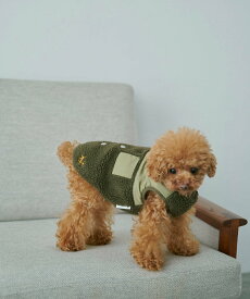 【SALE／30%OFF】ROPE' PICNIC PASSAGE 【DOG】切り替えボアベスト ロペピクニック ペット用品 ペットウェア・ペット服 カーキ ネイビー