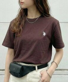 【SALE／60%OFF】U.S. POLO ASSN. U.S. POLO ASSN./【別注】定番ワンポイントポニー半袖Tシャツ ユニセックス ポロ セットアップセブン トップス カットソー・Tシャツ ネイビー グレー ブラック ホワイト グリーン ブラウン