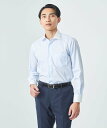 【SALE／40%OFF】UNITED ARROWS green label relaxing コットン シャドーストライプ クレリック ワイドカラー ドレス…