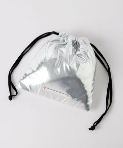 【SALE/50%OFF】JEANASIS ミニキンチャクポーチ ジーナシス 財布・ポーチ・ケース ポーチ シルバー ブラック