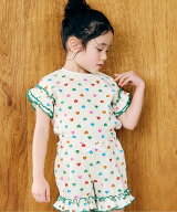 【SALE／5%OFF】apres les cours WEB限定 ワッフルフリルTシャツ エフオーオンラインストア トップス カ…