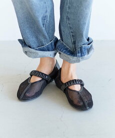 【SALE／20%OFF】BAYFLOW フレフィットメッシュパンプス ベイフロー シューズ・靴 パンプス ブラック ホワイト【送料無料】