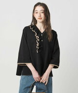 【SALE／20%OFF】UNITED ARROWS ミニマル Vネックフリル プルオーバー ユナイテッドアローズ トップス ニ…
