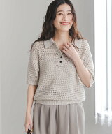 【SALE／10%OFF】URBAN RESEARCH DOORS メランジ衿付きニット アーバンリサーチドアーズ トップス ニット…