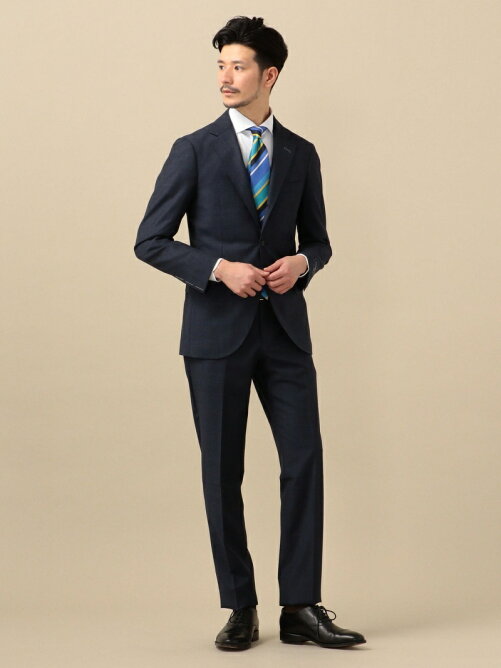 Ships Sd エルメネジルドゼニアトロピカルネイビーグレンチェック