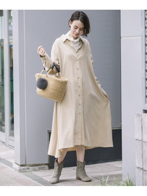 Munich パウダーシフォンフレアシャツワンピース Rakuten Fashion 楽天ファッション 旧楽天ブランドアベニュー Bh2148