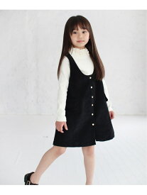Rora ミント ジャンパースカート (3color) ローラ ワンピース・ドレス ジャンパースカート ブラック【送料無料】