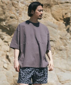 B:MING by BEAMS 【WEB限定/UNISEX】B:MING by BEAMS / ヘビーウェイト クルーネック ビッグ Tシャツ 24SS 定番 ビーミング ライフストア バイ ビームス トップス カットソー・Tシャツ ブラック グレー ベージュ オレンジ