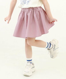 devirock ふわっと広がる ボリュームギャザー ミニ丈スカッツ 子供服 キッズ ベビー服 26SS デビロック スカート ミニスカート ブラック グレー ホワイト ブルー ピンク