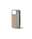 (iPhone 15 Pro Max) ハンドル付き バックカバーケース シュリンクレザー