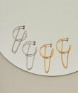 【 金属アレルギー対応 】 モチーフチェーンピアス サージカルステンレス