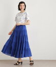 【UVカット/接触冷感】ポリー柄 コットンジャージーTシャツ