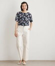 【UVカット/接触冷感】ポリー柄 コットンジャージーTシャツ