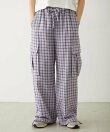 CHECKED CARGO PANTS